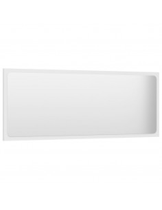 Set Mobili da Bagno 2 pz Bianco in Legno Multistrato 2