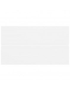 Set Mobili da Bagno 2 pz Bianco in Legno Multistrato 2