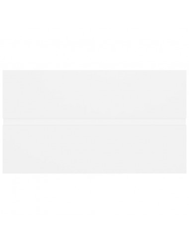 Set Mobili da Bagno 2 pz Bianco in Legno Multistrato