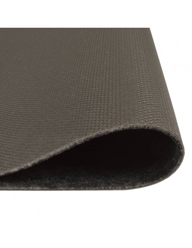 Tappeto da Cucina Lavabile Nero Cucinare 60x180 cm Velluto