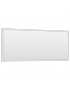 Set Mobili da Bagno 2 pz Bianco in Legno Multistrato 2