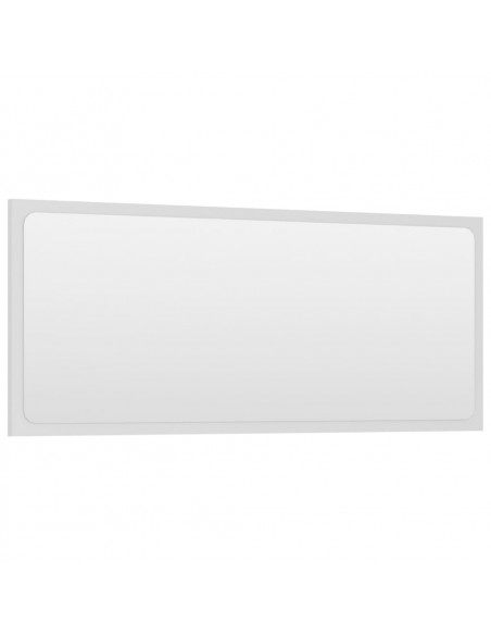 Set Mobili da Bagno 2 pz Bianco in Legno Multistrato