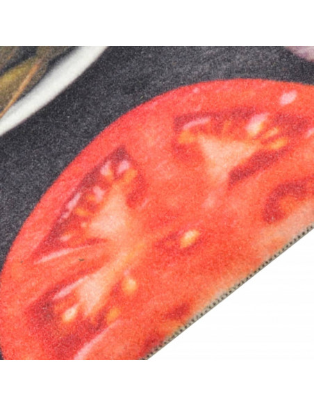 Tappeto da Cucina Lavabile Vino e Cena 60x300 cm Velluto