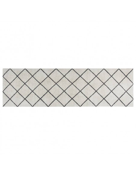 Tappeto da Cucina Lavabile Quadri 60x180 cm Velluto