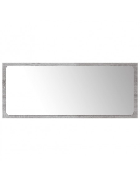 Set Mobili da Bagno 2 pz Grigio Sonoma in Legno Multistrato