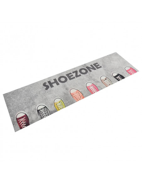 Tappeto da Cucina Lavabile Zona Scarpe 45x150 cm Velluto