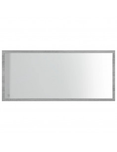 Set Mobili da Bagno 2 pz Grigio Sonoma in Legno Multistrato 2