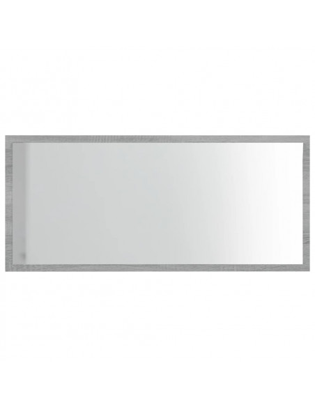 Set Mobili da Bagno 2 pz Grigio Sonoma in Legno Multistrato