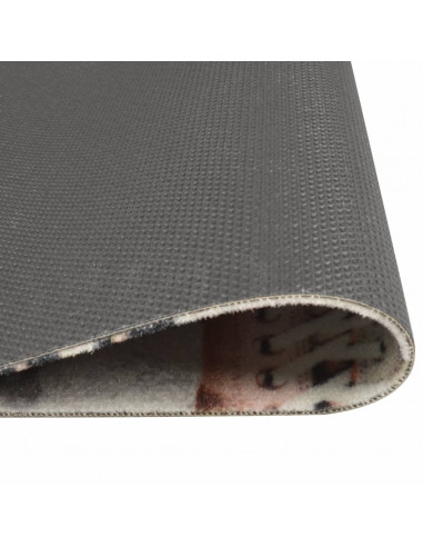 Tappeto da Cucina Lavabile Zona Scarpe 45x150 cm Velluto