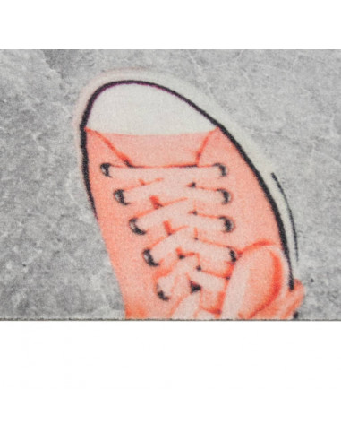 Tappeto da Cucina Lavabile Zona Scarpe 45x150 cm Velluto