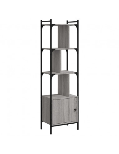 Libreria Anta Grigio Sonoma 44,5x30x154,5 cm Legno Multistrato
