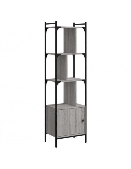 Libreria Anta Grigio Sonoma 44,5x30x154,5 cm Legno Multistrato
