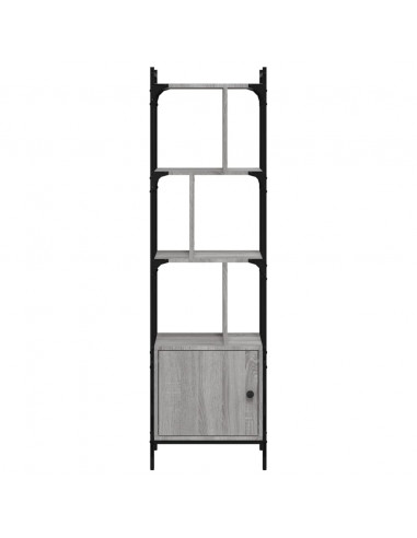 Libreria Anta Grigio Sonoma 44,5x30x154,5 cm Legno Multistrato