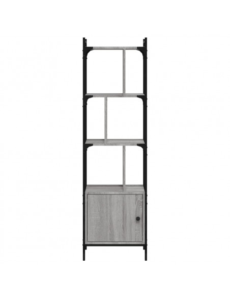 Libreria Anta Grigio Sonoma 44,5x30x154,5 cm Legno Multistrato