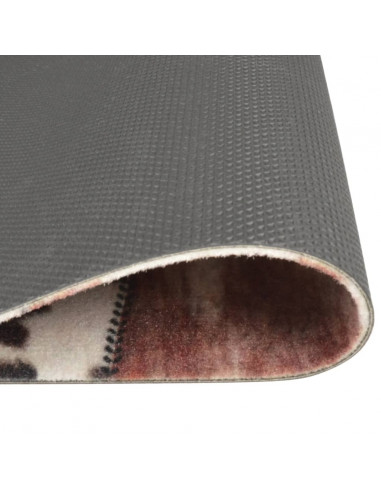 Tappeto da Cucina Lavabile Pelle Animali 60x300 cm Velluto