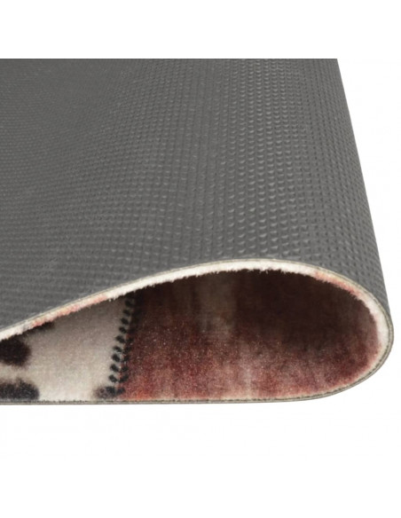 Tappeto da Cucina Lavabile Pelle Animali 60x300 cm Velluto