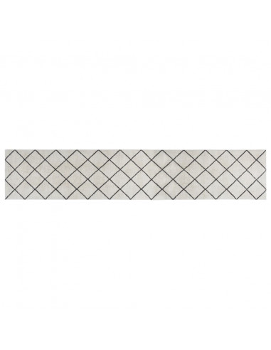 Tappeto da Cucina Lavabile Quadri 60x300 cm Velluto