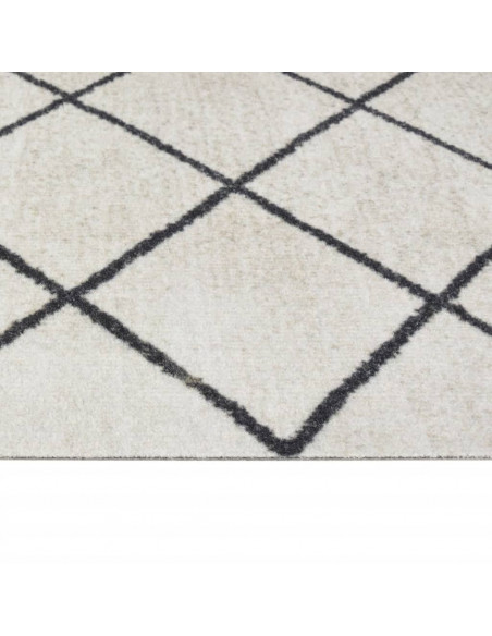 Tappeto da Cucina Lavabile Quadri 60x300 cm Velluto
