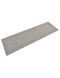 Tappeto da Cucina Lavabile Rombi 60x180 cm Velluto