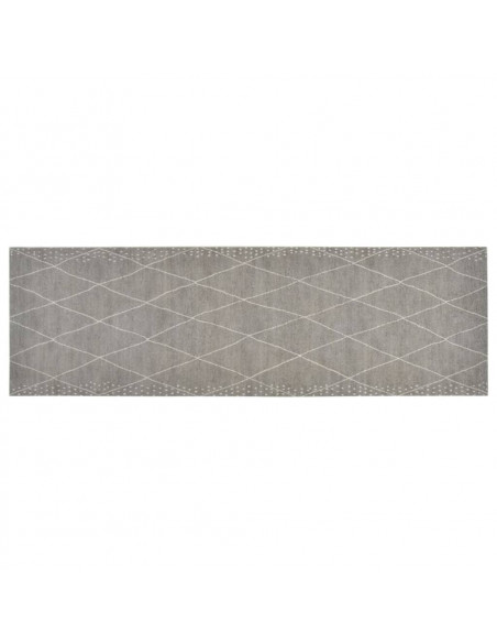 Tappeto da Cucina Lavabile Rombi 60x180 cm Velluto