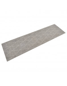 Tappeto da Cucina Lavabile Rombi 45x150 cm Velluto