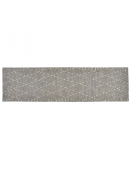 Tappeto da Cucina Lavabile Rombi 45x150 cm Velluto