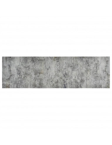 Tappeto da Cucina Lavabile Beton 60x180 cm Velluto