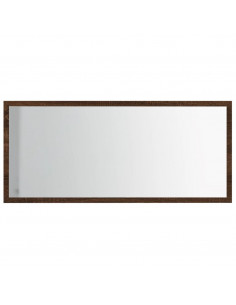 Set Mobili da Bagno 2 pz Rovere Marrone in Legno Multistrato 2