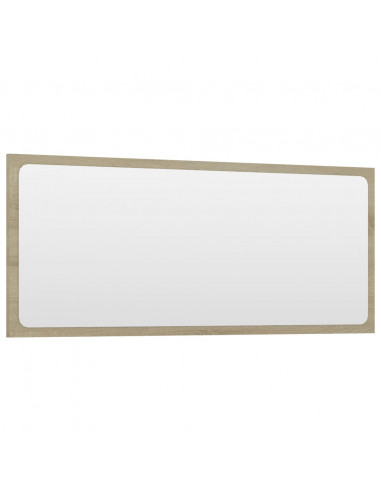 Set Mobili da Bagno 2 pz Rovere Sonoma in Legno Multistrato