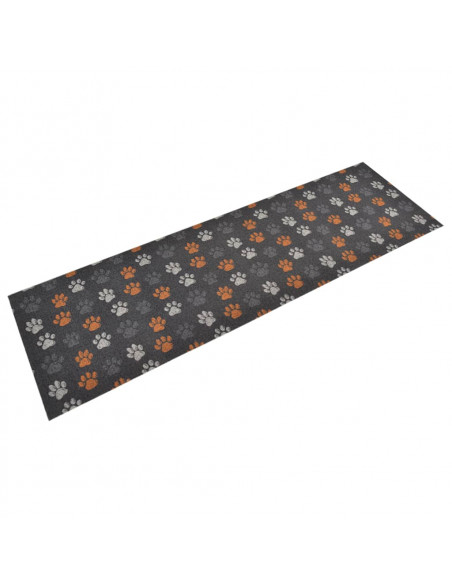 Tappeto da Cucina Lavabile Zampe 60x180 cm Velluto