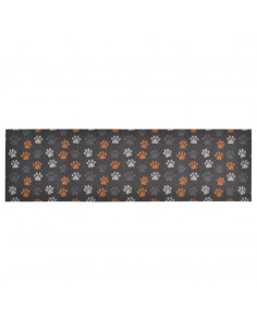 Tappeto da Cucina Lavabile Zampe 60x180 cm Velluto 2