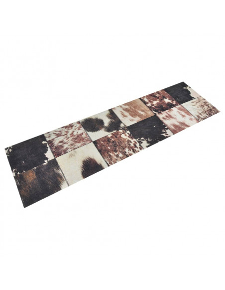 Tappeto da Cucina Lavabile Pelle Animali 45x150 cm Velluto