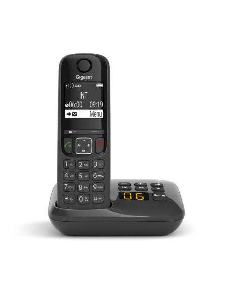 Gigaset AS690A Telefono analogico/DECT Identificatore di chiamata Nero