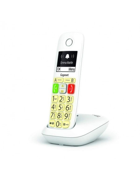 Gigaset E290 Telefono analogico/DECT Bianco Identificatore di chiamata