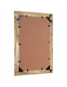 Set Mobili da Bagno 2pz in Legno Massello di Mango 2