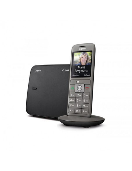 Gigaset CL660 Telefono analogico/DECT Antracite Identificatore di chiamata
