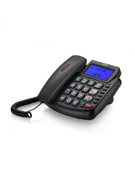 Brondi Bravo 90 Telefono analogico Nero Identificatore di chiamata