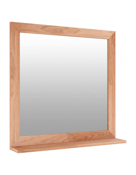 Set Mobili da Bagno 2pz in Legno Massello di Noce
