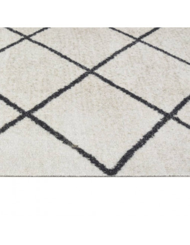 Tappeto da Cucina Lavabile Quadri 45x150 cm Velluto