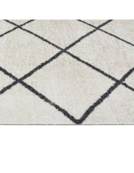 Tappeto da Cucina Lavabile Quadri 45x150 cm Velluto