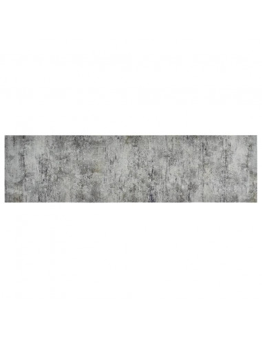 Tappeto da Cucina Lavabile Beton 45x150 cm Velluto