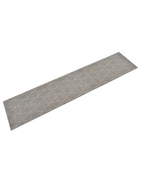 Tappeto da Cucina Lavabile Rombi 60x300 cm Velluto