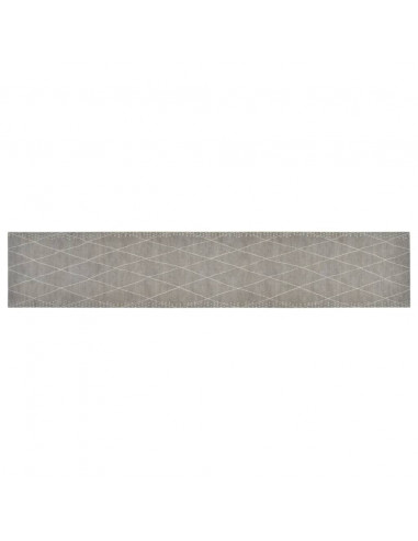 Tappeto da Cucina Lavabile Rombi 60x300 cm Velluto