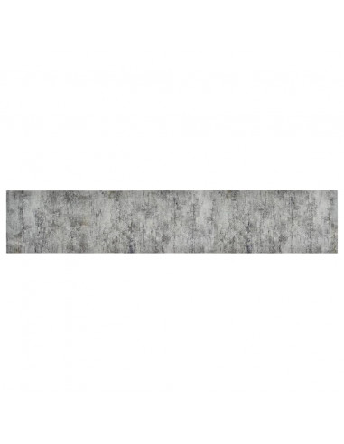 Tappeto da Cucina Lavabile Beton 60x300 cm Velluto