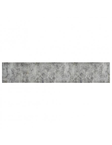 Tappeto da Cucina Lavabile Beton 60x300 cm Velluto