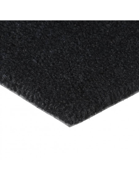 Zerbino Nero 90x150 cm Fibra di Cocco
