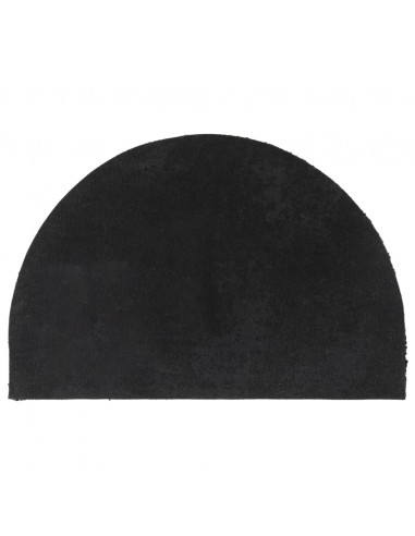 Zerbino Naturale Nero Mezzo Rotondo 40x60 cm Fibra di Cocco