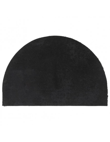 Zerbino Naturale Nero Mezzo Rotondo 40x60 cm Fibra di Cocco