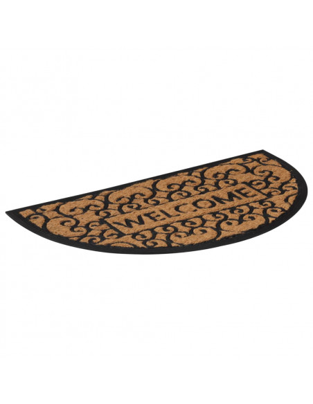 Zerbino Mezzo Rotondo 45x75 cm in Gomma e Fibra di Cocco