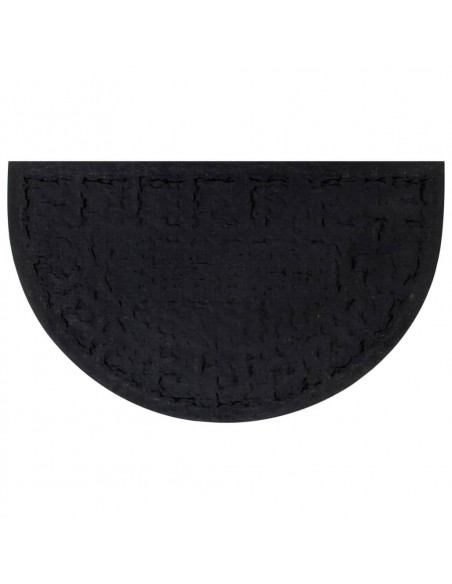 Zerbino Mezzo Rotondo 45x75 cm in Gomma e Fibra di Cocco